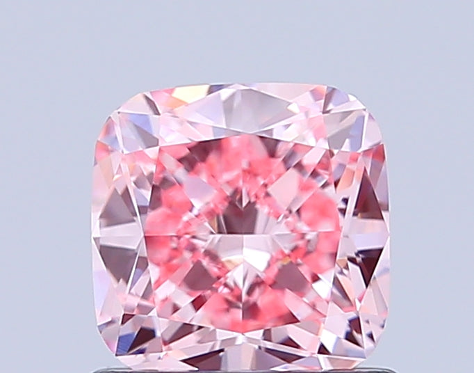 cushion 1.04 carat fancy intense pink vvs2  vg vg strong