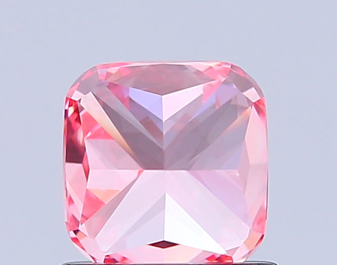 cushion 1.02 carat fancy vivid pink vs1  vg vg strong