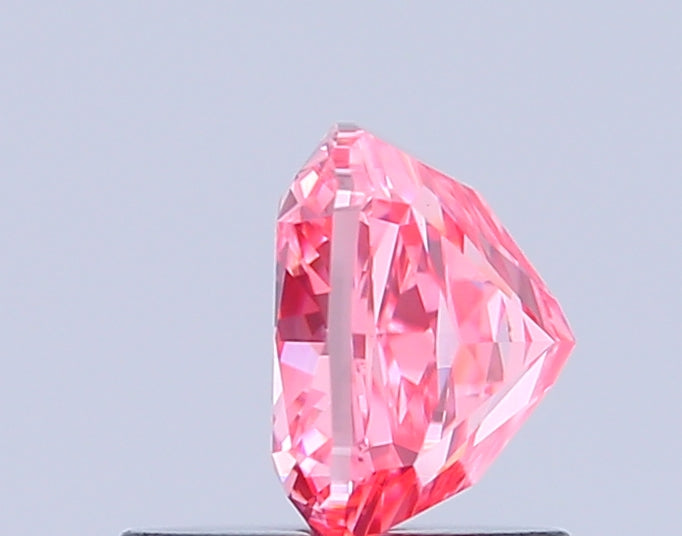 cushion 1.02 carat fancy vivid pink vs1  vg vg strong