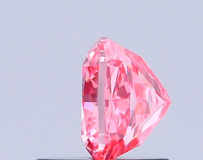 CUSHION 1.02 CARAT FANCY VIVID PINK VS1  VG VG STRONG