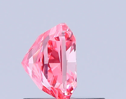 CUSHION 1.02 CARAT FANCY VIVID PINK VS1  VG VG STRONG