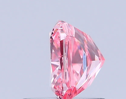 CUSHION 1.09 CARAT FANCY VIVID PINK VVS2  EX VG STRONG