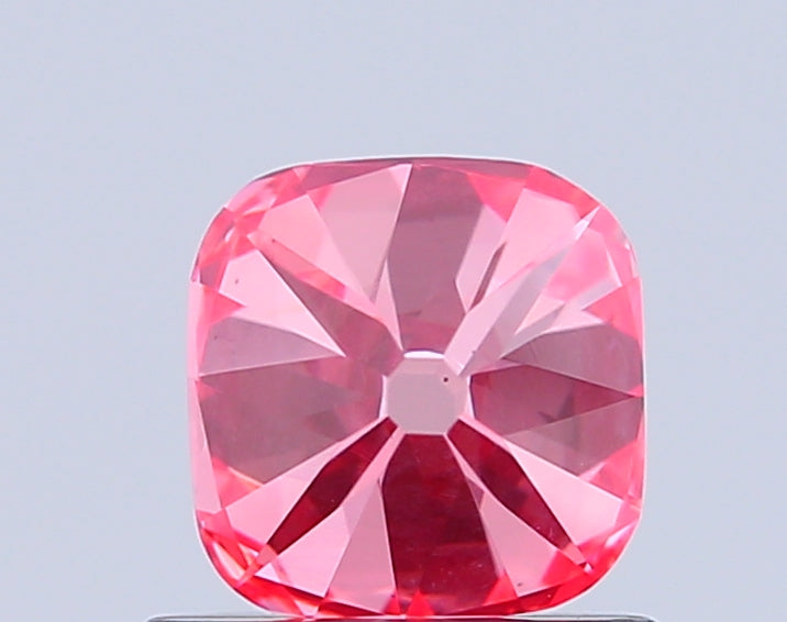 cushion 0.99 carat fancy vivid pink vs2  vg vg strong