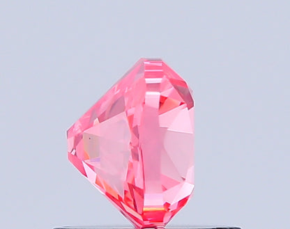 CUSHION 0.99 CARAT FANCY VIVID PINK VS2  VG VG STRONG