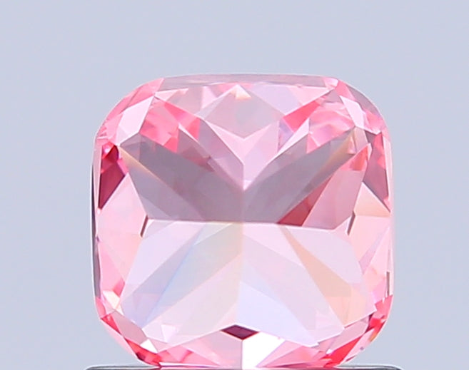 cushion 0.98 carat fancy vivid pink vs2  vg vg strong