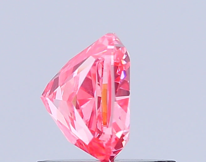 cushion 0.98 carat fancy vivid pink vs2  vg vg strong
