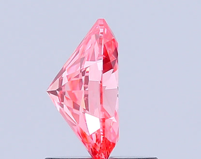 OVAL 0.96 CARAT FANCY VIVID PINK VS2  EX VG STRONG
