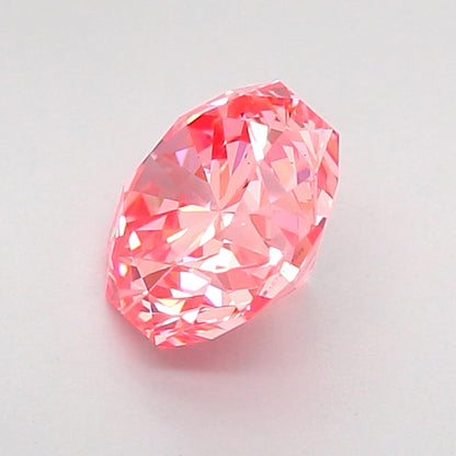 OCTAGONAL 1 CARAT FANCY VIVID PINK VS2  VG EX STRONG