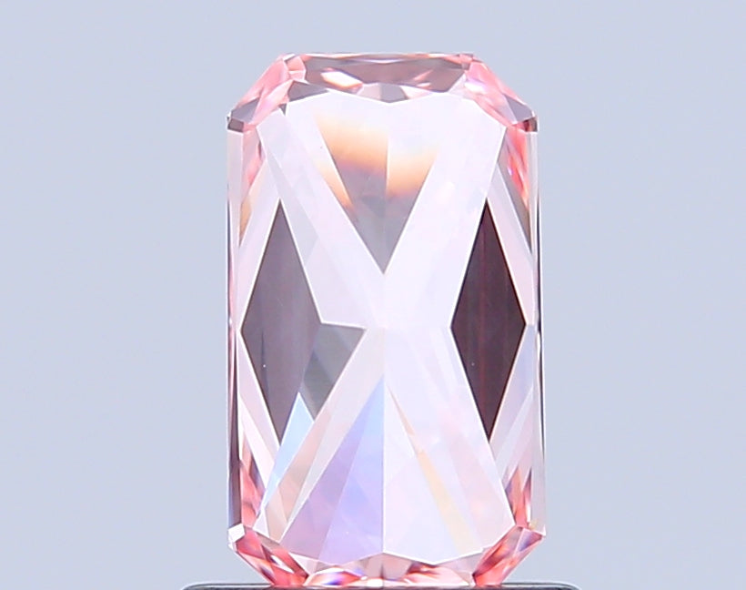 radiant 1.08 carat fancy vivid pink vs1  vg vg strong