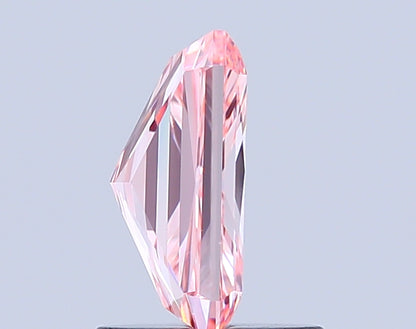RADIANT 1.08 CARAT FANCY VIVID PINK VS1  VG VG STRONG