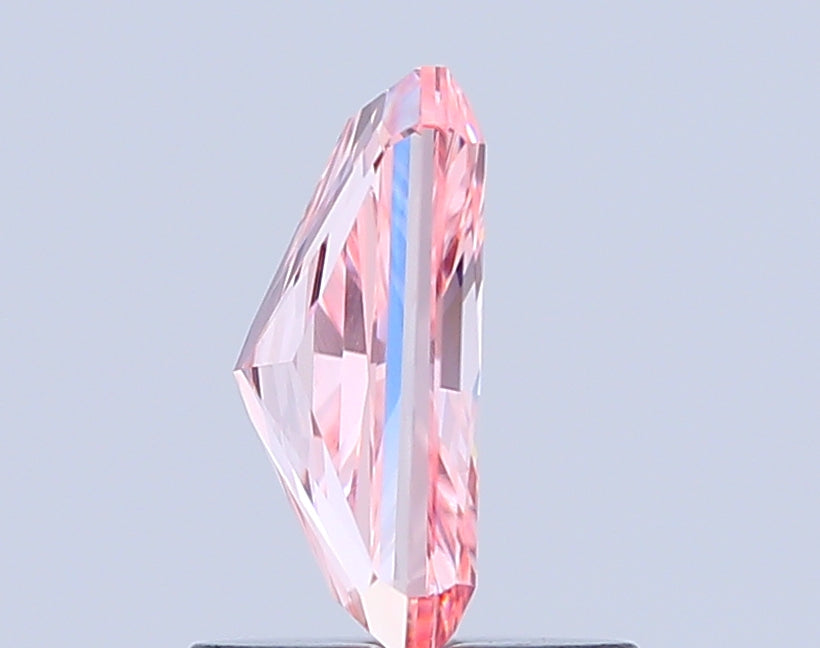 radiant 1.08 carat fancy vivid pink vvs2  vg vg strong