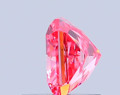 RADIANT 1.05 CARAT FANCY VIVID PINK VVS2  VG VG STRONG