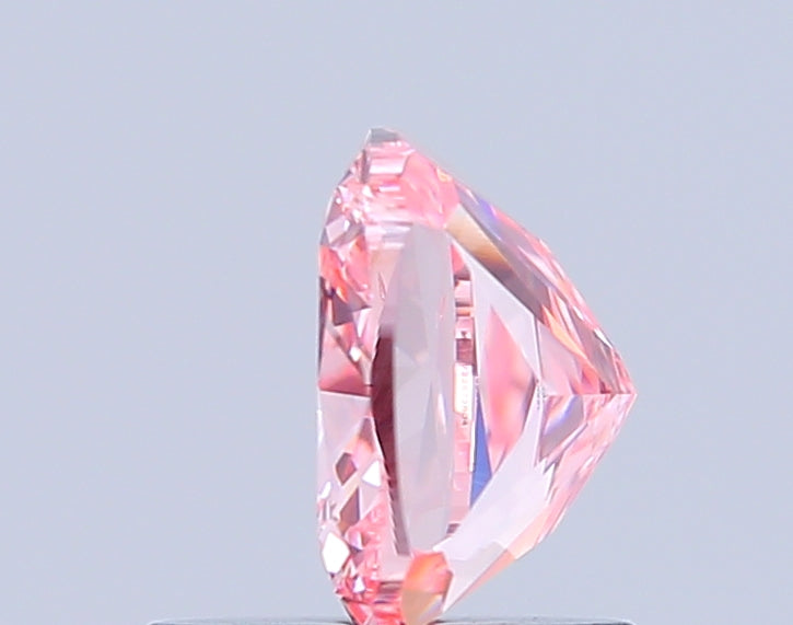 cushion 1.19 carat fancy vivid pink vvs2  vg vg strong
