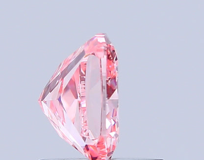 CUSHION 1.19 CARAT FANCY VIVID PINK VVS2  VG VG STRONG