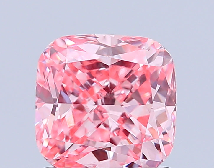 cushion 1.19 carat fancy vivid pink vvs2  vg vg strong
