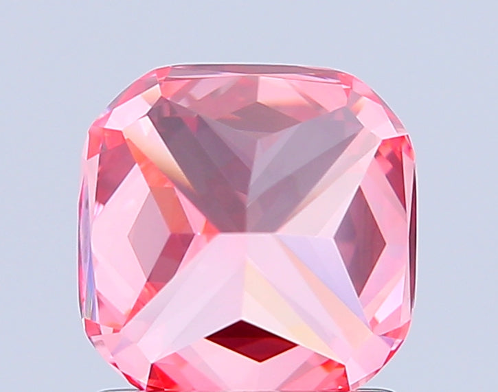 cushion 1.56 carat fancy vivid pink vvs2  vg vg strong