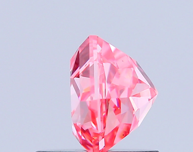 hexagonal 1.03 carat fancy vivid pink vs1  vg vg strong