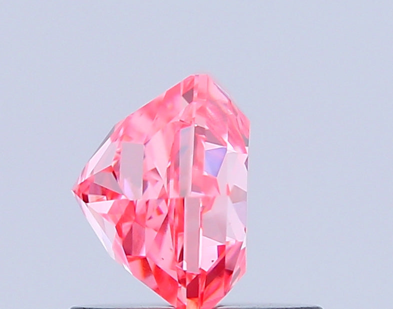 hexagonal 1.03 carat fancy vivid pink vs1  vg vg strong