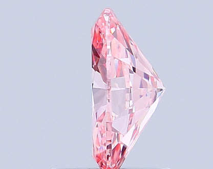 OVAL 1.07 CARAT FANCY VIVID PINK VS1  VG VG STRONG