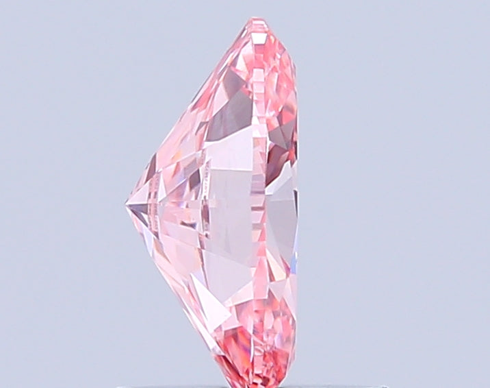 oval 1.07 carat fancy vivid pink vs1  vg vg strong
