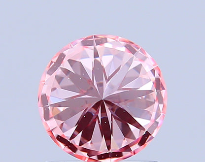 ROUND 1.09 CARAT FANCY INTENSE PINK VS1 ID EX EX SLIGHT