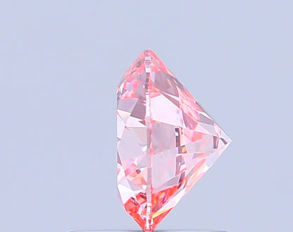 ROUND 1.09 CARAT FANCY INTENSE PINK VS1 ID EX EX SLIGHT