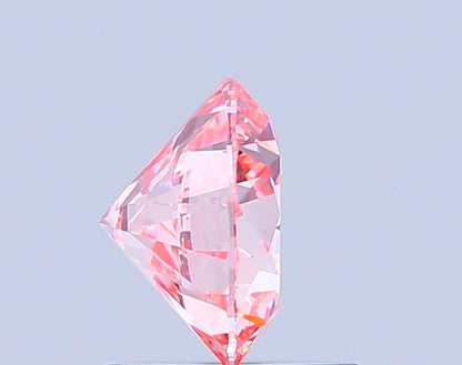 ROUND 1.09 CARAT FANCY INTENSE PINK VS1 ID EX EX SLIGHT