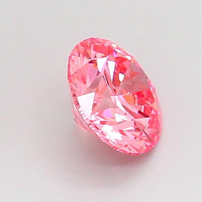 ROUND 0.8 CARAT FANCY VIVID PINK VS1 ID EX EX SLIGHT