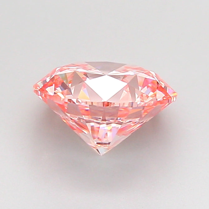round 1.74 carat fancy intense pink vvs2 id ex ex slight
