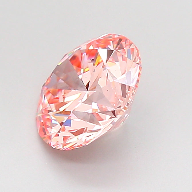 round 1.74 carat fancy intense pink vvs2 id ex ex slight