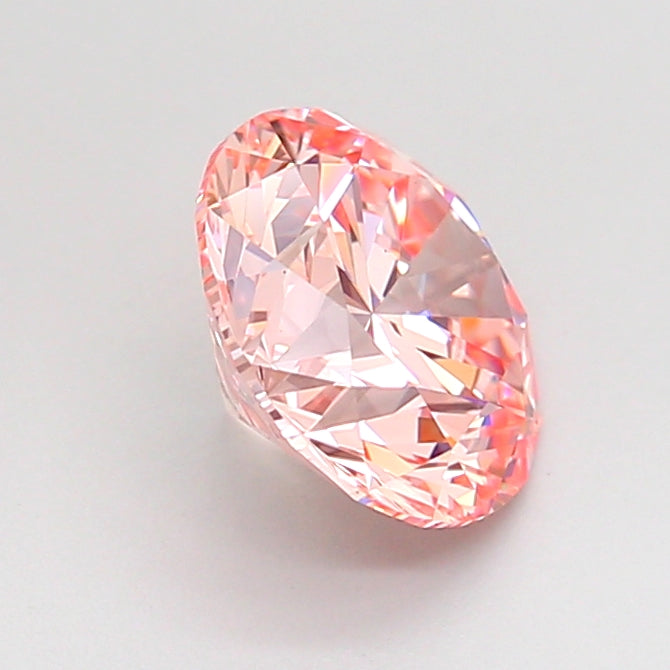 round 1.74 carat fancy intense pink vvs2 id ex ex slight