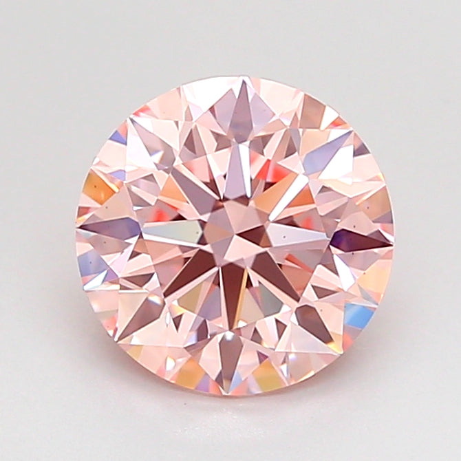 round 1.74 carat fancy intense pink vvs2 id ex ex slight