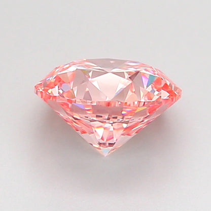 ROUND 1.5 CARAT FANCY INTENSE PINK VS1 EX EX EX SLIGHT