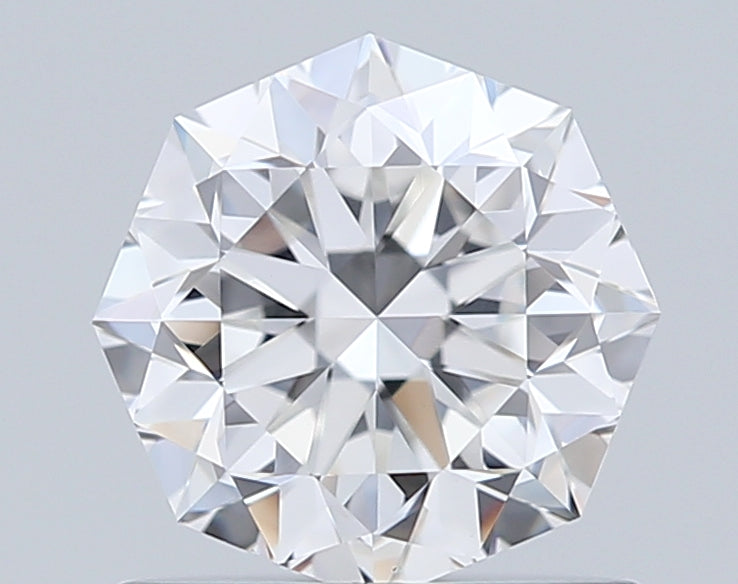 hexagonal 0.97 carat f vs1  ex ex none
