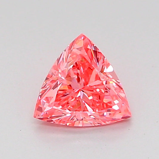 TRIANGULAR 0.54 CARAT FANCY VIVID PINK VS1  VG VG STRONG