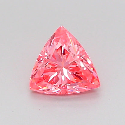 TRIANGULAR 0.56 CARAT FANCY VIVID PINK VS1  VG VG STRONG
