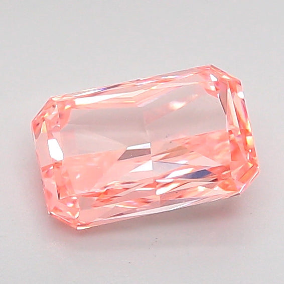 radiant 1 carat fancy intense pink vs1  vg vg slight