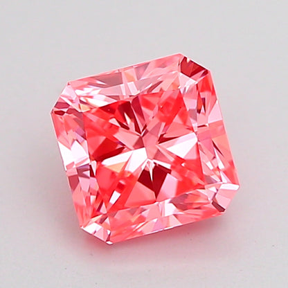 RADIANT 1.02 CARAT FANCY VIVID PINK VVS2  EX VG STRONG