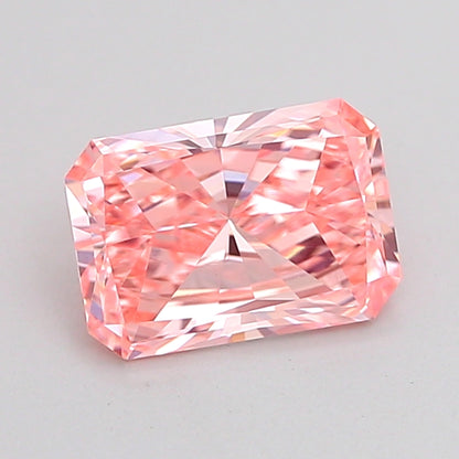 RADIANT 1 CARAT FANCY VIVID PINK VS1  VG VG STRONG
