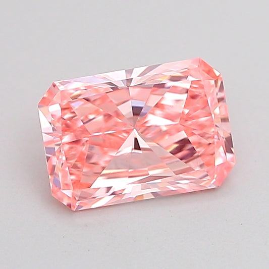 RADIANT 1 CARAT FANCY VIVID PINK VS1  VG VG STRONG