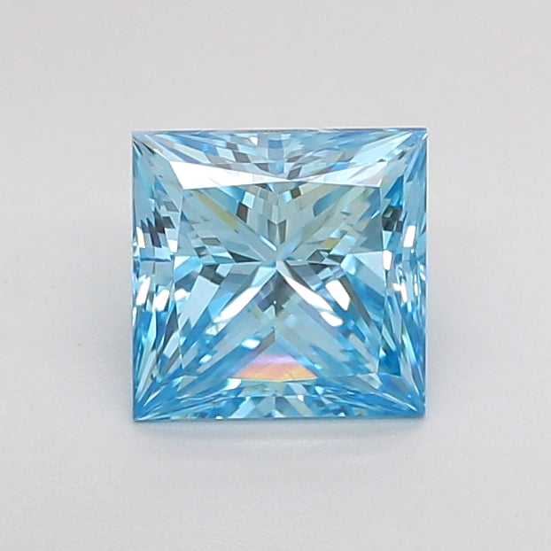 princess 1 carat fancy vivid blue vs1  vg vg none