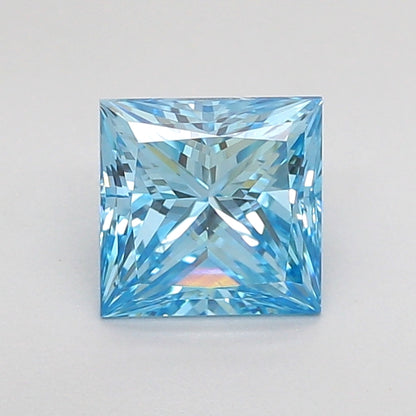 PRINCESS 1 CARAT FANCY VIVID BLUE VS1  VG VG NONE
